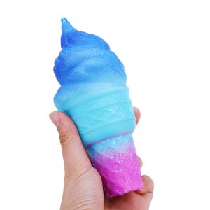 Ice Cream Squishy Charm 18 * 7 * 6,5 cm långsam stigande samling gåva mjuk leksak
