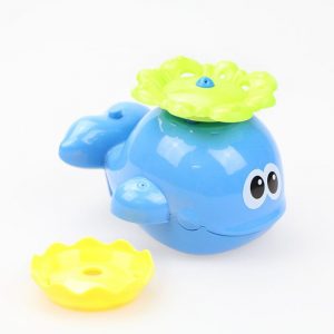 Gratis frakt Present Cikoo babybadleksaker roterande automatiska sprinkler Whale swimming Leksakers