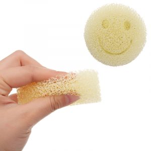 Smiley Honeycomb Sponge 7.5 * 3cm DIY Material Slime Pottery Clay Tool