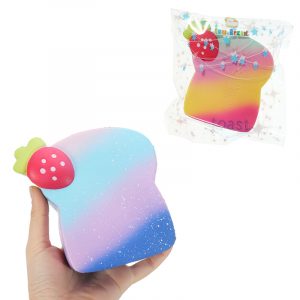 Vlampo Squishy Marshmallow Toastbröd 10 * 12 * 4cm Långsam Rising Med Packaging Collection Present Soft Toy
