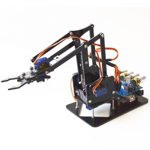DIY 4 Axis Roterande Mekanisk Robotarm Med Arduino UNO R3 & 4st SG90 Servo