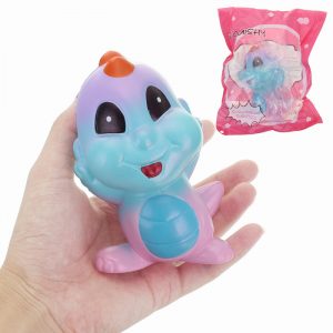 YunXin Squishy Dinosaur Baby Shiny Sweet Slow Rising med Packaging Collection Present Decor Toy