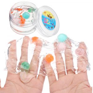 100ML Slime Ice Bayberry Ball Toy Färgglada plastinlera leksaker