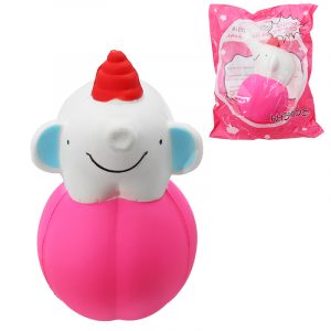 Yunxin Squishy Elephant Soft Toy 14cm långsammare med Packaging Collection Present Soft Toy