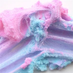 60ml Slime Crystal Snowflake Cotton Mud Lacquer DIY Färgstark plastin dekompression Toy