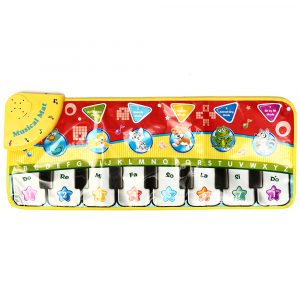 5 Modes Musical Kid Piano Toddler Spela Mat Baby Animal Educational Toys