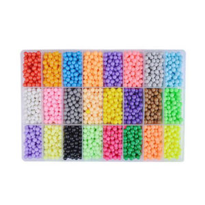 6000Pcs DIY Water Sticky Fuse Beads Plastic Toys Funny Kid Craft Decorations