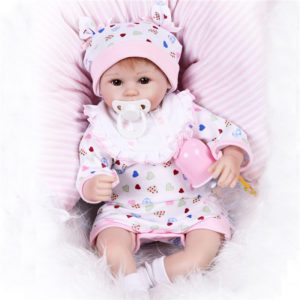 NPKDOLL 12.6" 42cm Handmade Baby Lifelike Doll Newborn Reborn Toy